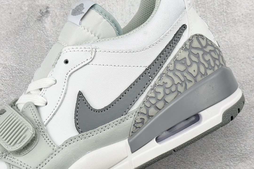 The most cost-effective Air Jordan Legacy 312 Low AJ312 low-top cracked PV8115-101 white and gray