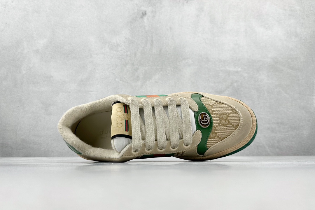 450 S纯原 Gucci Distressed Screener sneaker古驰小脏鞋系列