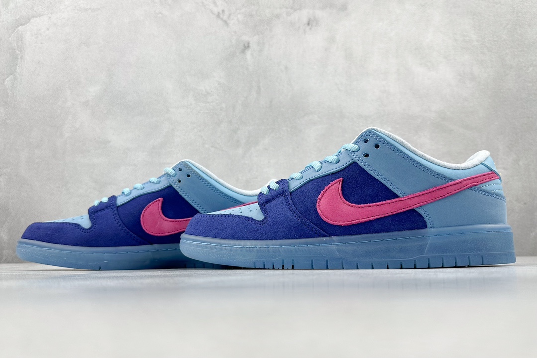 Nike Dunk SB Low Rap Band Joint Blue Hair Monster Low-top Casual Sports Shoes DO9404-400