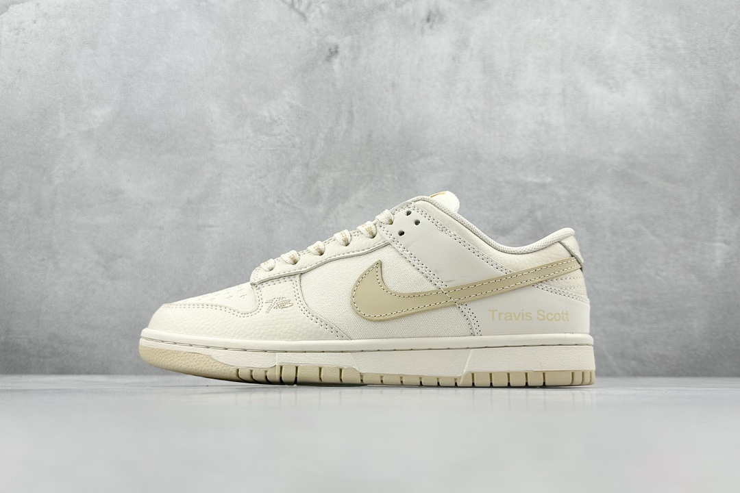 260 Nike SB Dunk Low x Travis Scott 联名米白黄 DD1391-133