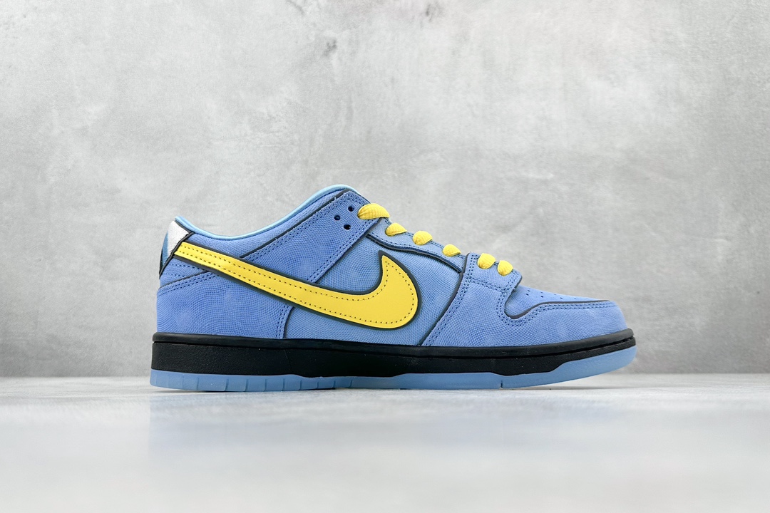 GT The Powerpuff Girls x Nike SB Dunk Low Powerpuff Girls joint blue bubble FZ8320-400