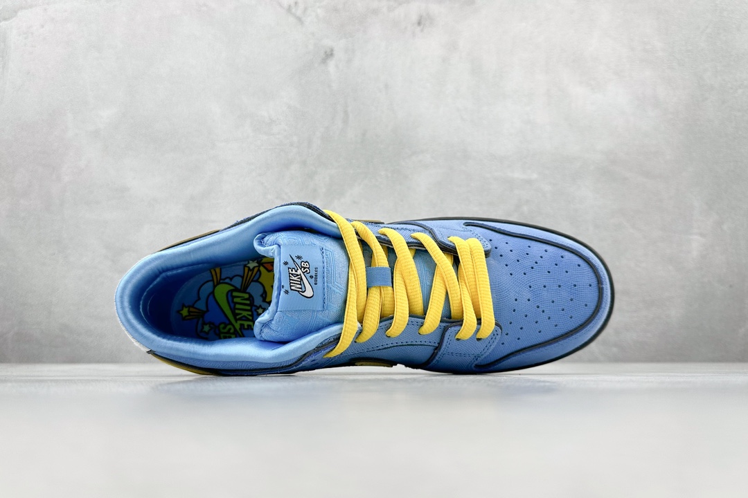 GT The Powerpuff Girls x Nike SB Dunk Low Powerpuff Girls joint blue bubble FZ8320-400