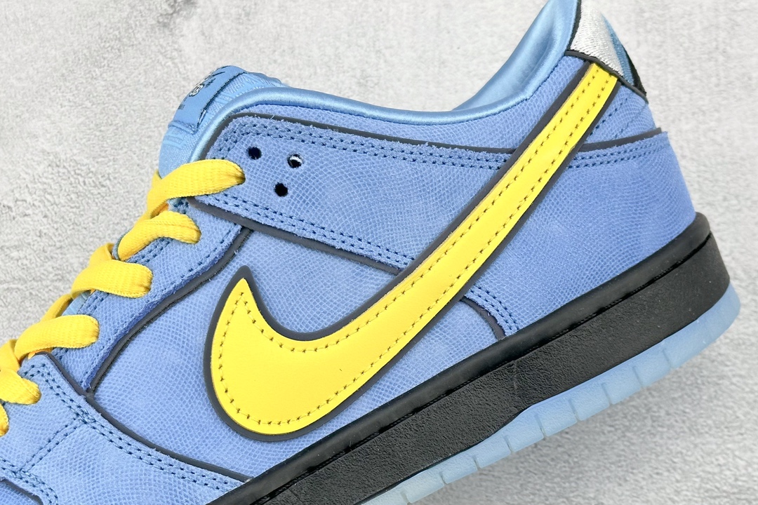 GT The Powerpuff Girls x Nike SB Dunk Low Powerpuff Girls joint blue bubble FZ8320-400