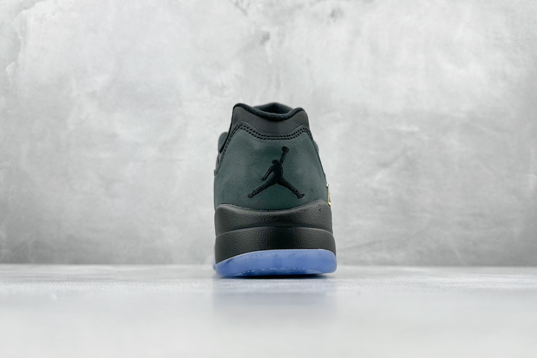 Super cost-effective Air Jordan 5 Low ”Wings” AJ5 Joe 5 black and gold pure original low-top basketball shoes DJ1094-001