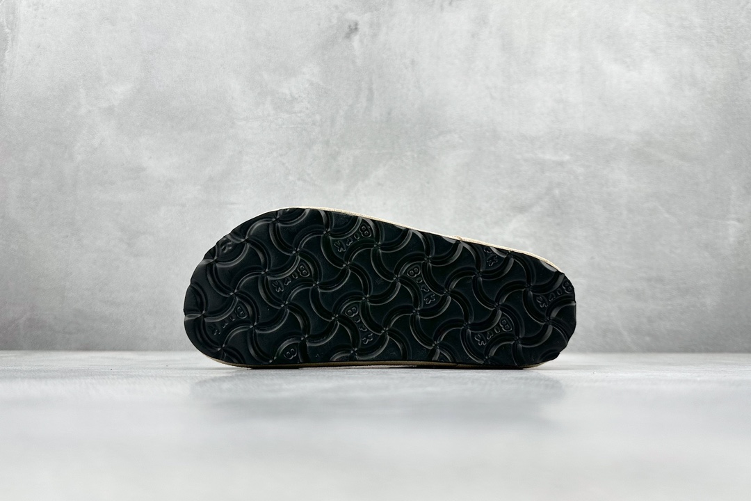 图片[4]-RA 童鞋 博肯Birkenstock 栗色 勃肯全包系列 勃肯伦敦系列低帮牛皮绒面革平底复古软木休闲鞋！！！-选品中心