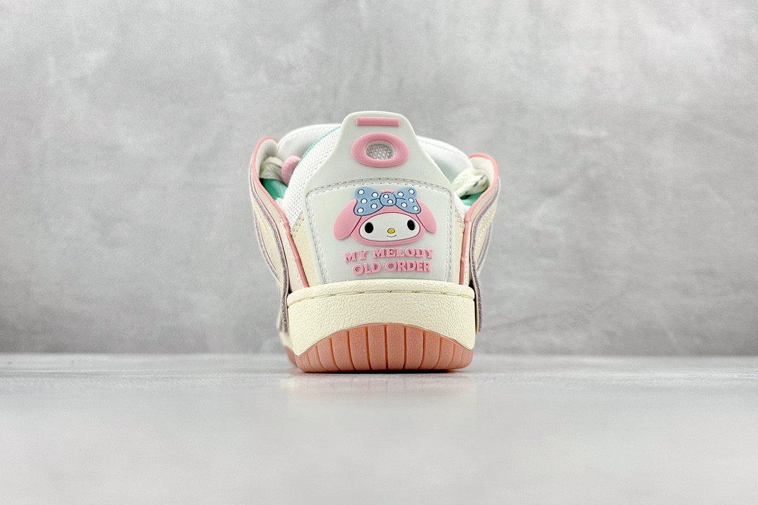 STA x OLD ORDER Skater 001 pink and white street style trendy skateboard shoes