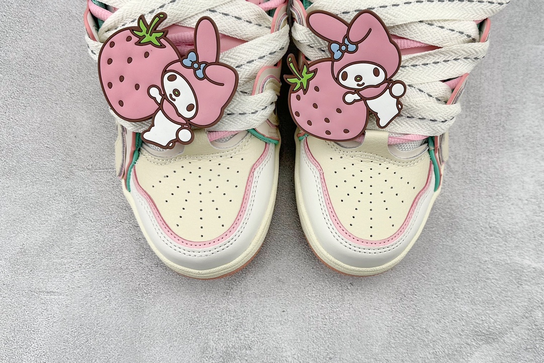 STA x OLD ORDER Skater 001 pink and white street style trendy skateboard shoes