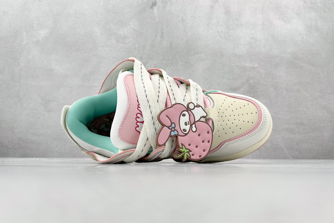 STA x OLD ORDER Skater 001 pink and white street style trendy skateboard shoes