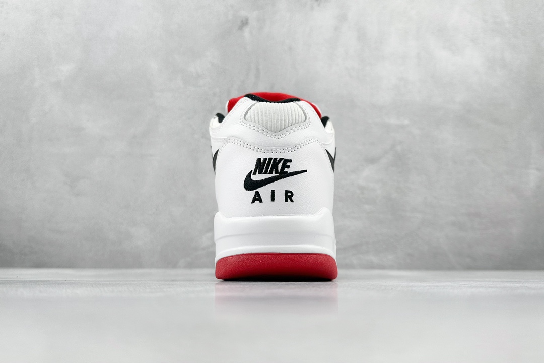 Nike Air Flight 89 ”White Black Red” aj4 upgraded version 306252-107