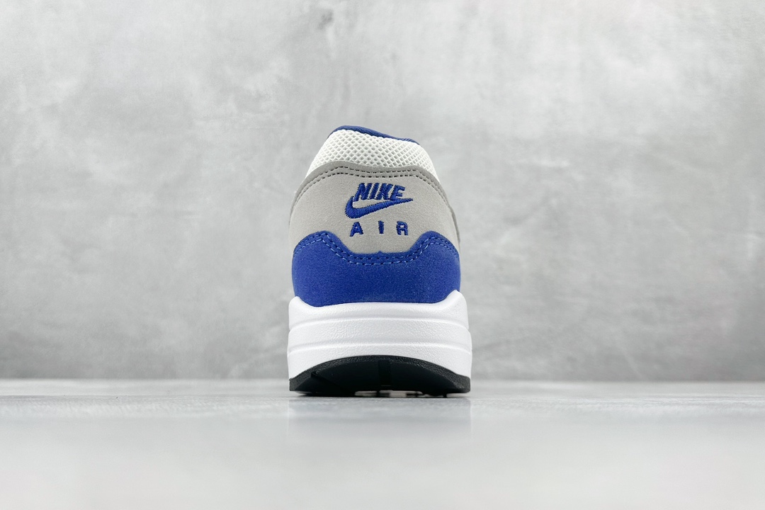 Nike Air Max 1 white black blue retro casual running shoes FD9082-100