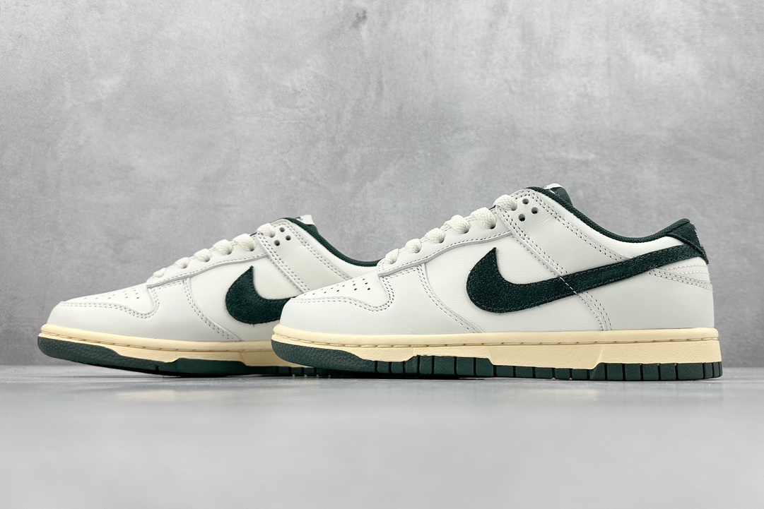 Nike Dunk Low ”Athletic Department” 米白绿色 SB低帮运动休闲板鞋 FQ8080-133