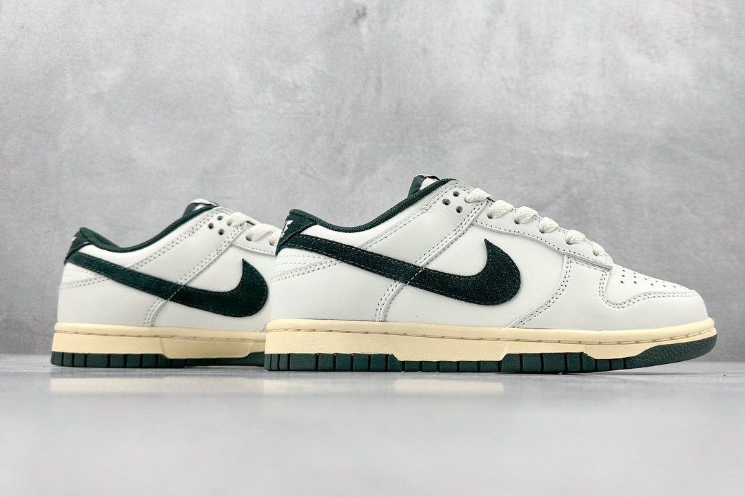 Nike Dunk Low ”Athletic Department” 米白绿色 SB低帮运动休闲板鞋 FQ8080-133