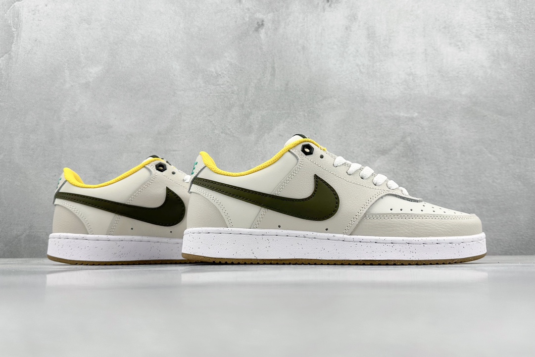 200 Nike Court Vision Low 浅灰军绿 休闲运动板鞋  FV3630-131