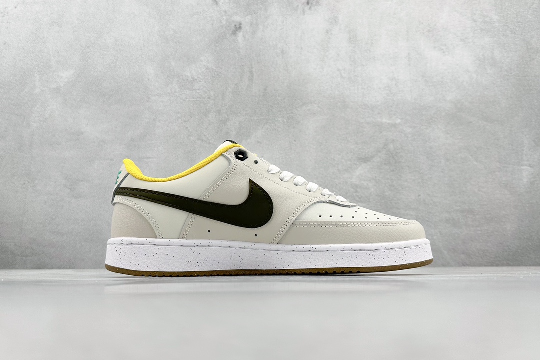 200 Nike Court Vision Low 浅灰军绿 休闲运动板鞋  FV3630-131