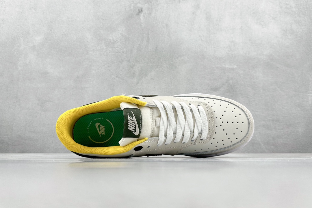 200 Nike Court Vision Low 浅灰军绿 休闲运动板鞋  FV3630-131