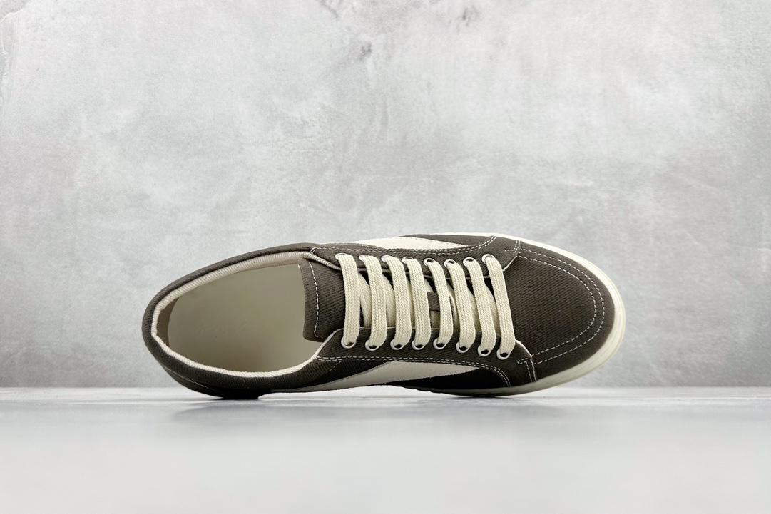 P Rickowens Canvas Black Coffee