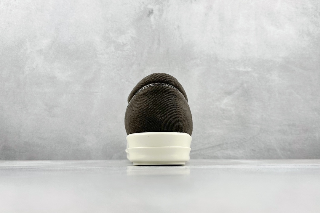 P Rickowens Canvas Black Coffee