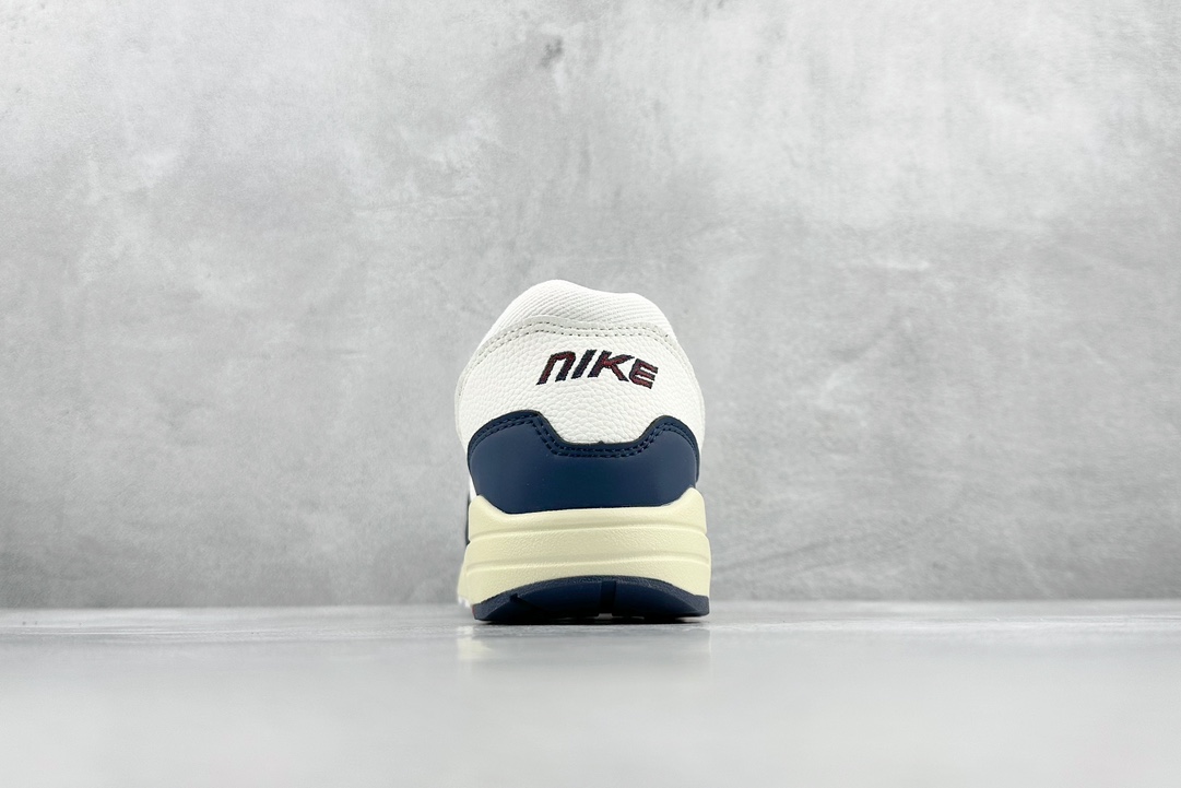 Nike Air Max 1 white, blue and yellow retro casual running shoes FD2370-110