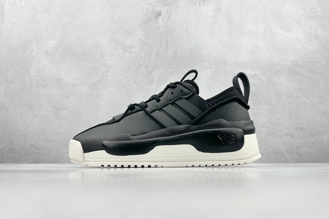 Y-3 Rivalry 皮革低帮时尚厚底增高板鞋 HQ5968