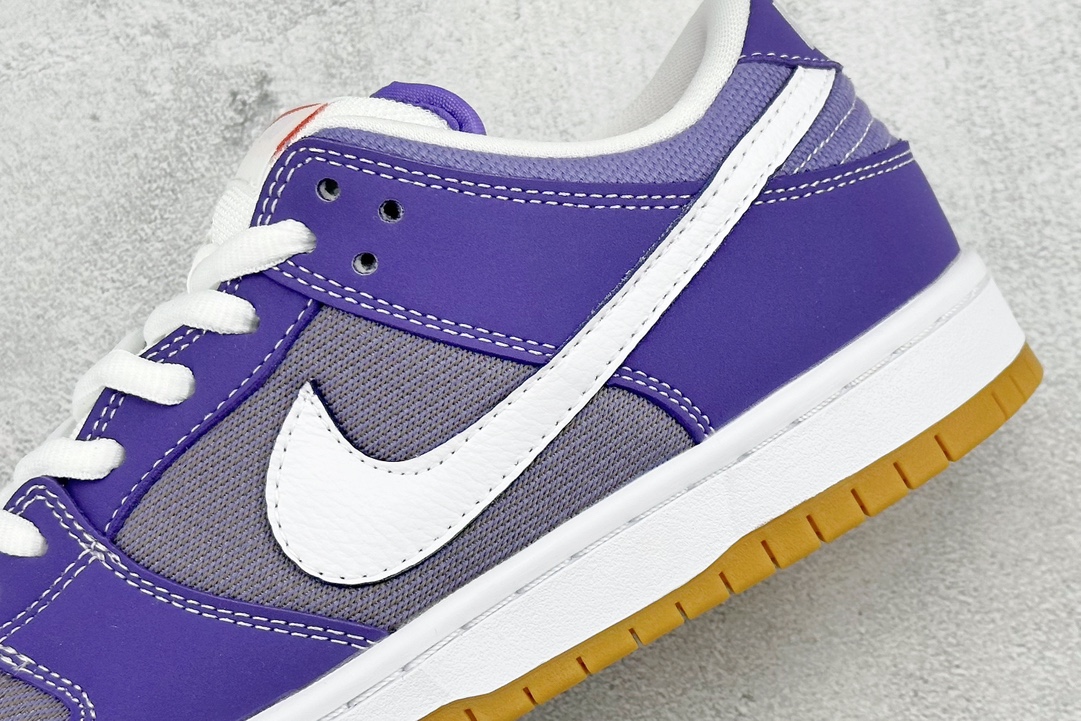 JH Nike SB Dunk Low Pro Corduroy White Purple DA9658-500