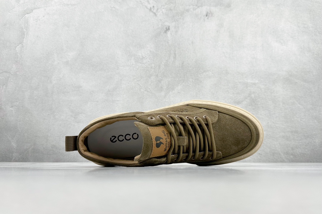 Ecco men's shoes 2023 autumn new retro work shoes suede genuine leather matte outdoor shoes