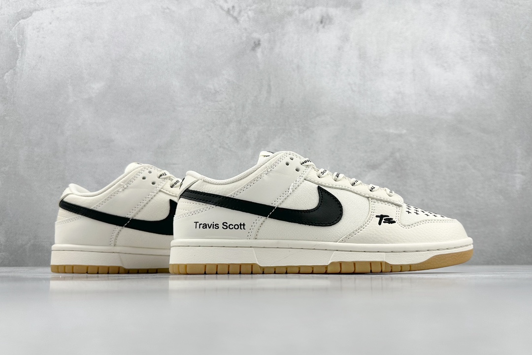 260 Nike SB Dunk Low x Travis Scott 联名米白黑 DD139-123