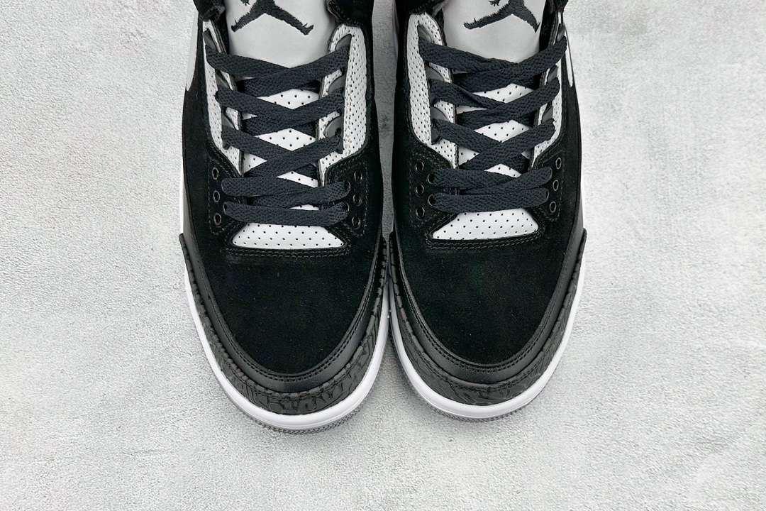 240 5A Air Jordan 3 Retro Tinker “Black Cement” 3M反光 黑水泥 CK4348-007