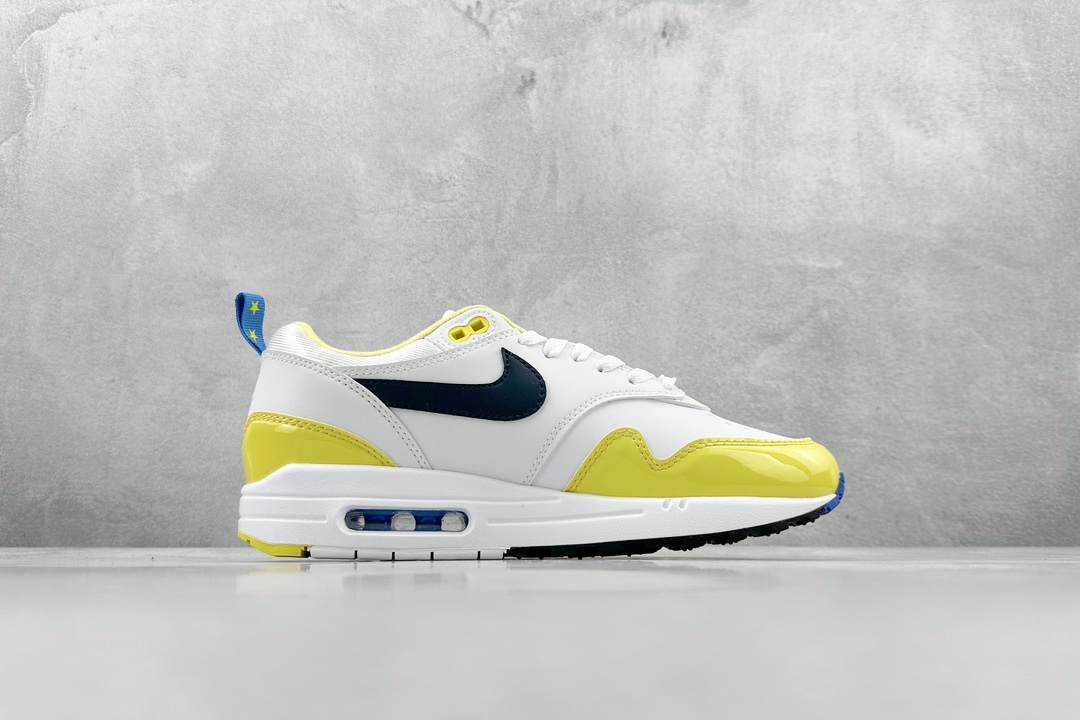 220 Nike Air Max 1 白黄 复古休闲跑步鞋 FN8075-101