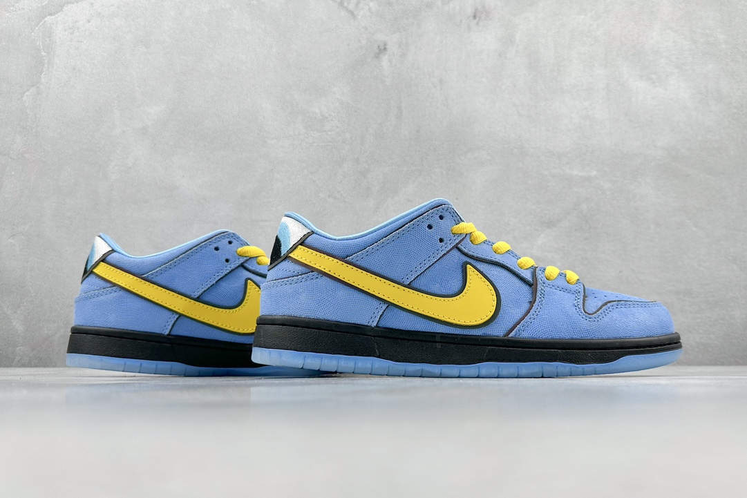 210 Nike Dunk SB Low 飞天小女警联名 泡泡浅蓝 FZ8320-400