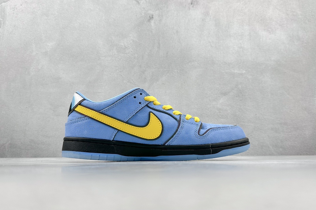 210 Nike Dunk SB Low 飞天小女警联名 泡泡浅蓝 FZ8320-400