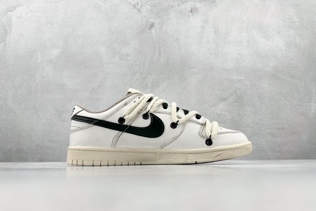 220 D Nike  SB Dunk Low 解构抽绳绑带低帮滑板鞋 DJ6188-101