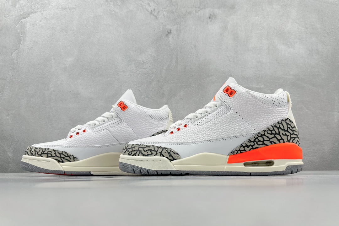 240 性价比 Jordan Air Jordan 3 retro 白红灰 CK9246-121