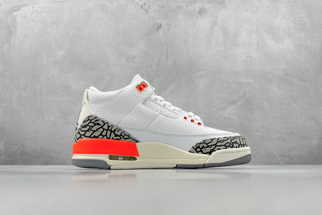 240 性价比 Jordan Air Jordan 3 retro 白红灰 CK9246-121