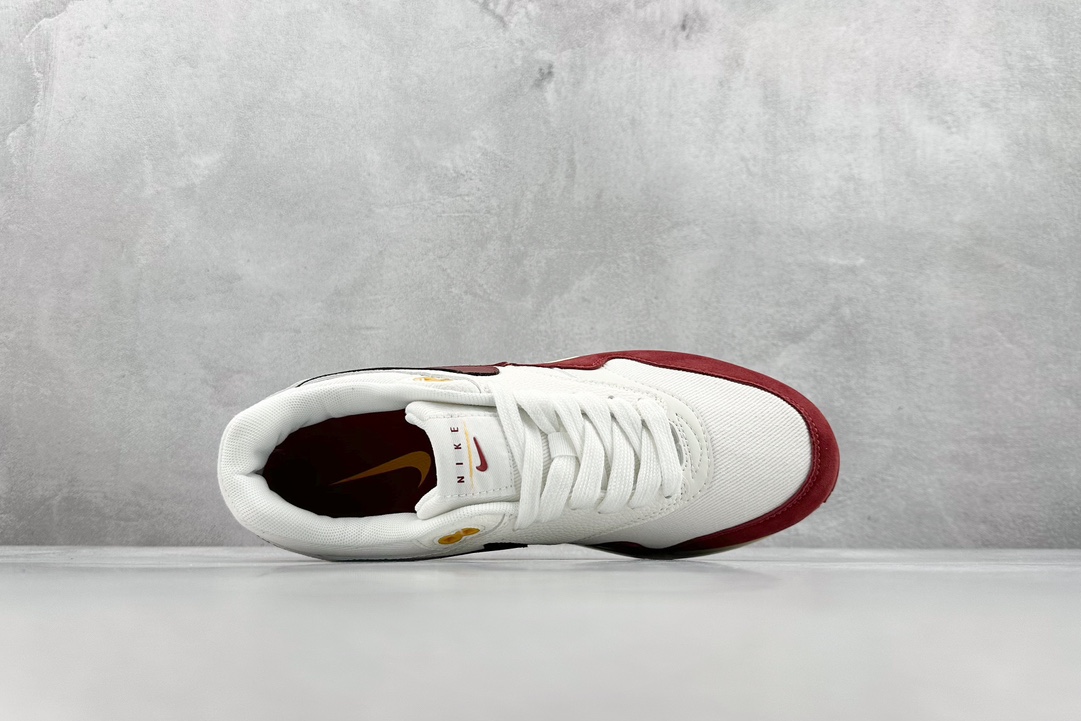 220 Nike Air Max 1 LX 白红 复古休闲跑步鞋 FD2370-100