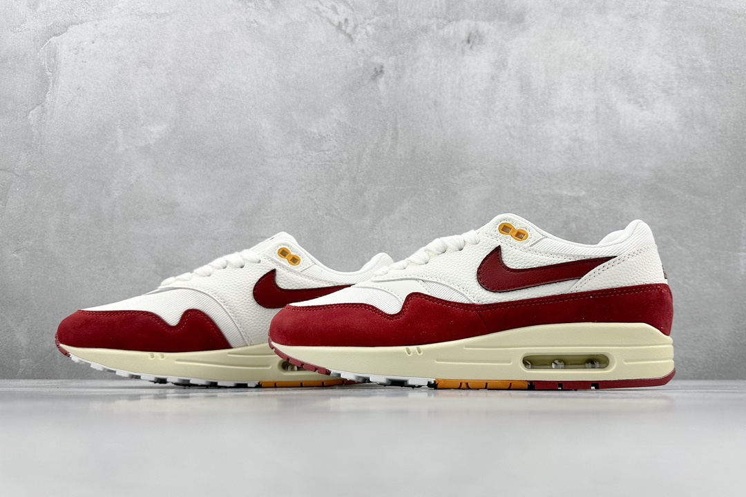 220 Nike Air Max 1 LX 白红 复古休闲跑步鞋 FD2370-100