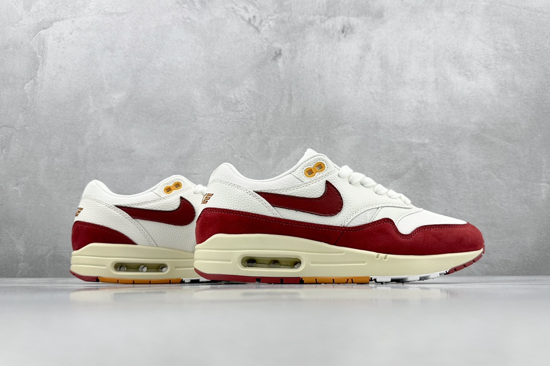 220 Nike Air Max 1 LX 白红 复古休闲跑步鞋 FD2370-100