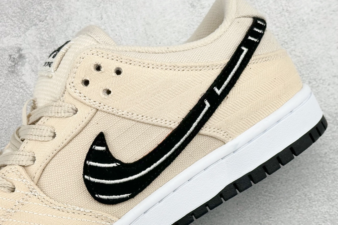 240 H Albino &Preto x Nike Dunk SB Low”PearlWhite” 米黑白联名 FD2627-200