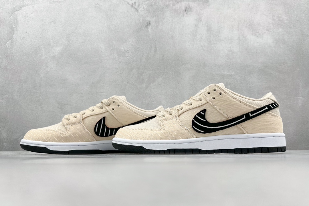 240 H Albino &Preto x Nike Dunk SB Low”PearlWhite” 米黑白联名 FD2627-200