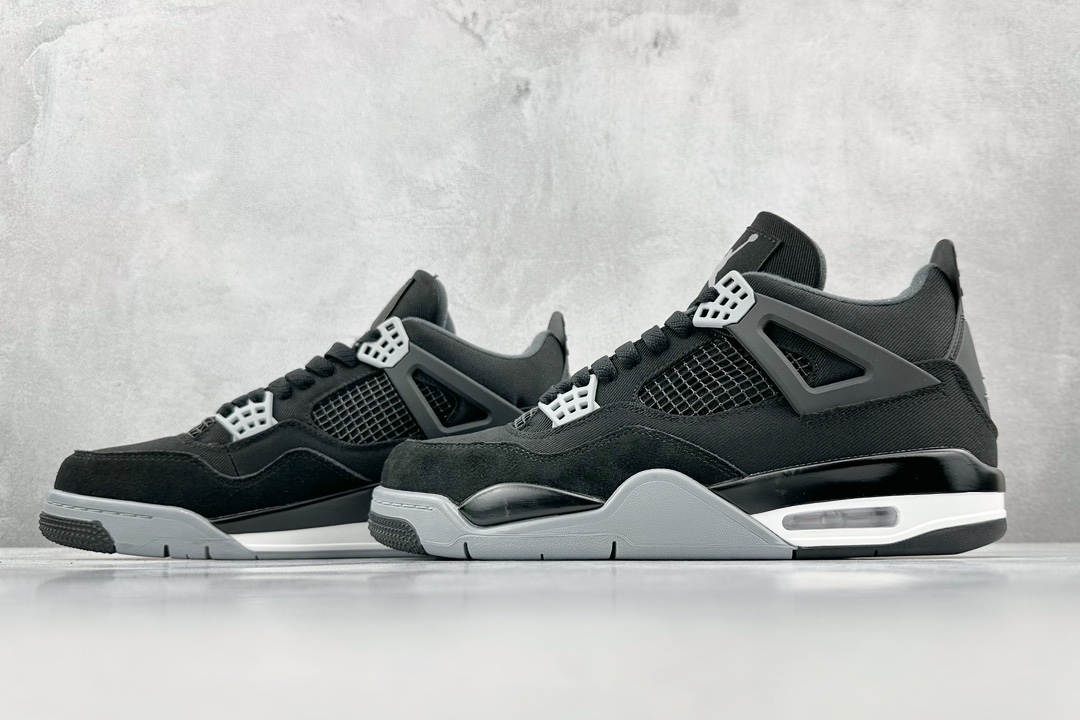 250 性价比 Air Jordan 4 Retro ”Black Canvas” 小阿姆 DH7138-006