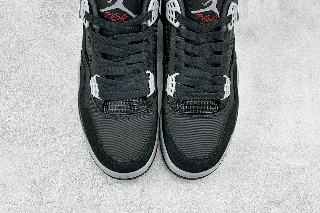 250 性价比 Air Jordan 4 Retro ”Black Canvas” 小阿姆 DH7138-006