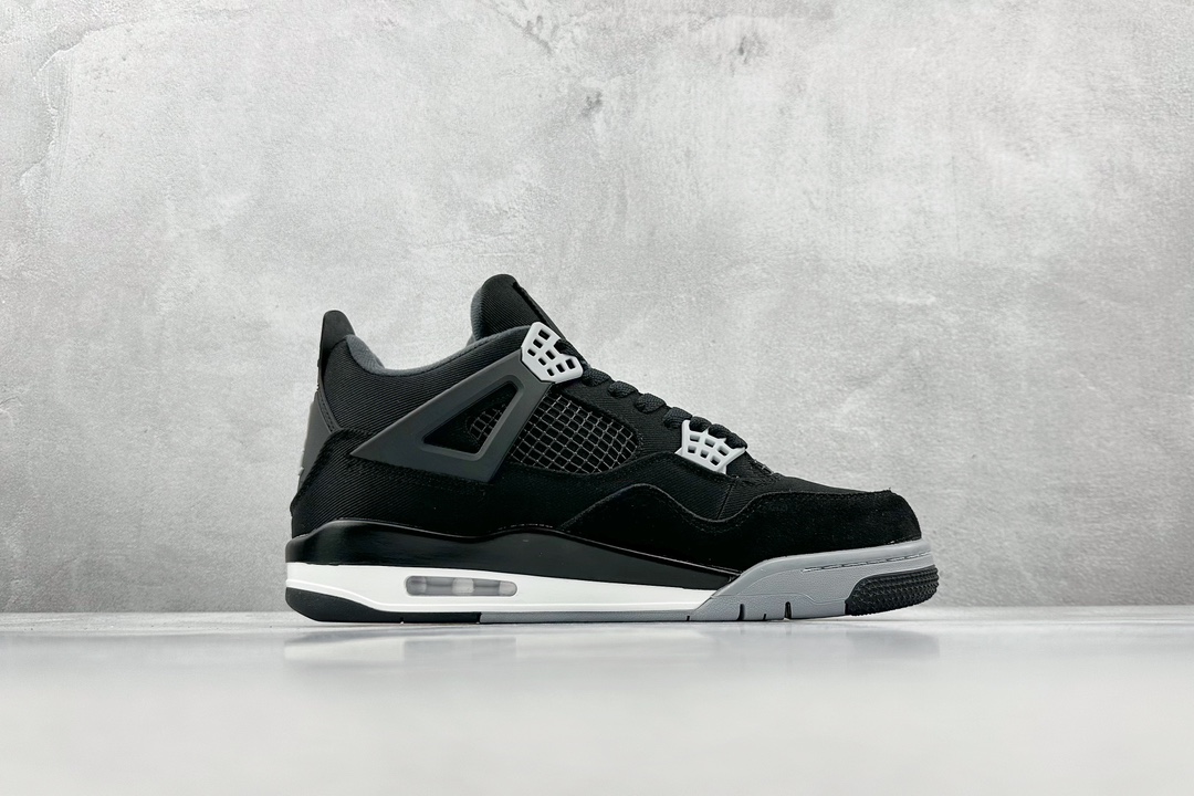 250 性价比 Air Jordan 4 Retro ”Black Canvas” 小阿姆 DH7138-006