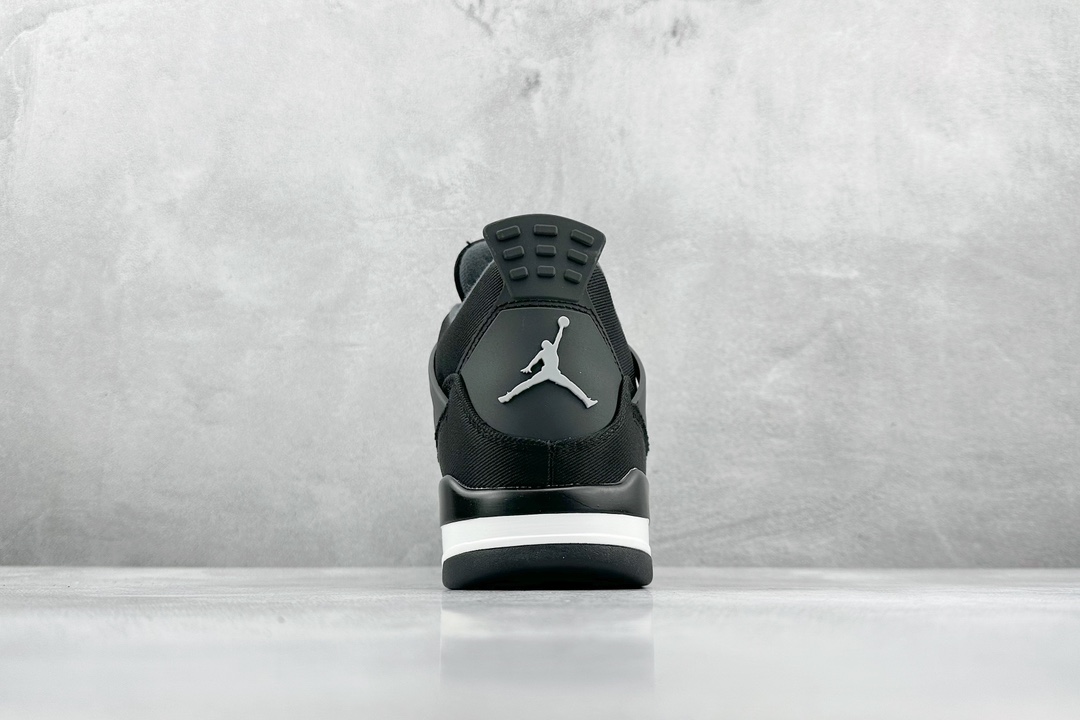 250 性价比 Air Jordan 4 Retro ”Black Canvas” 小阿姆 DH7138-006