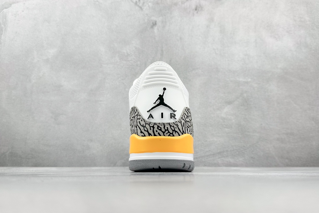 240 5A Air Jordan AJ3 Retro 湖人白黄 CK9246-108