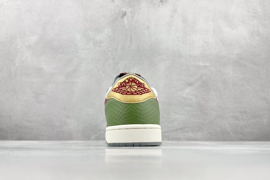 220 YH Air Jordan 1 Low 龙年限定 白绿红 FN3727-100