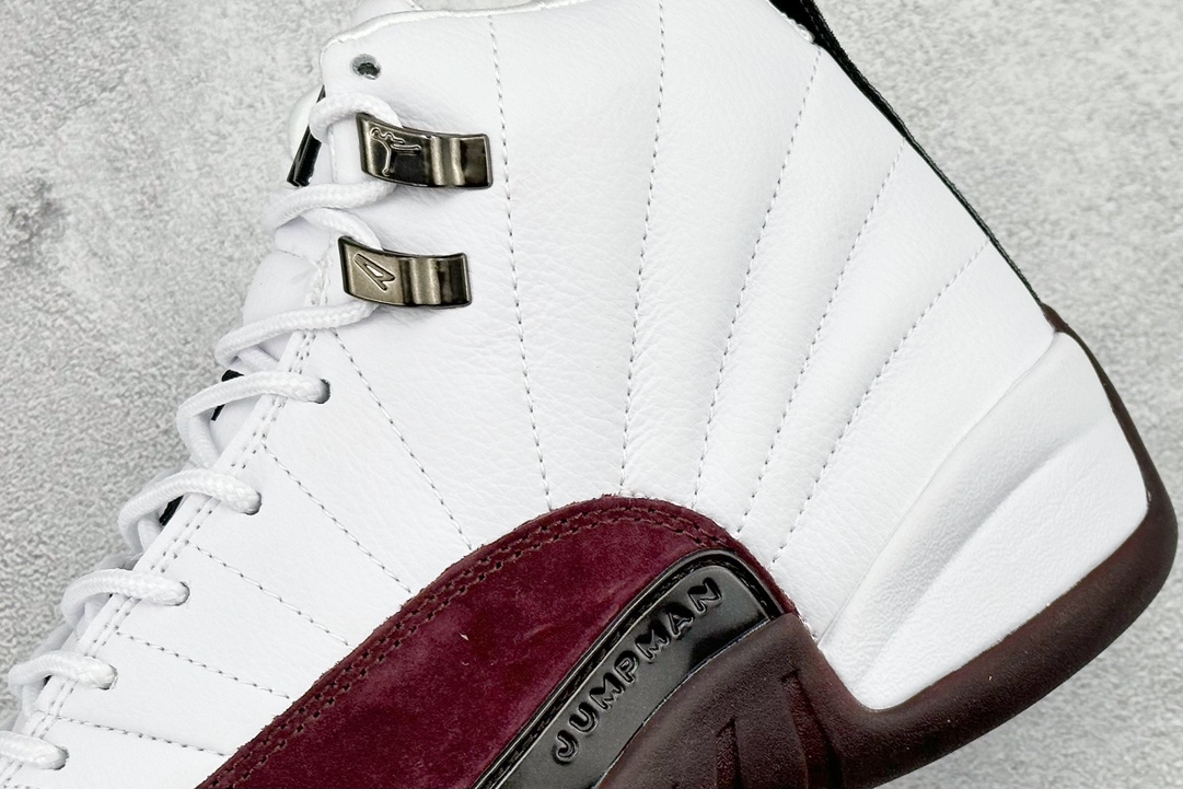 260 Air Jordan 12 x A Ma Maniere ”White” 白酒红 DV6989-100