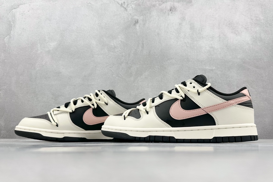 240 CS Nike  Dunk Low 蒸汽木偶-烟熏玫瑰 SB绑带低帮休闲板鞋 FD1232-001