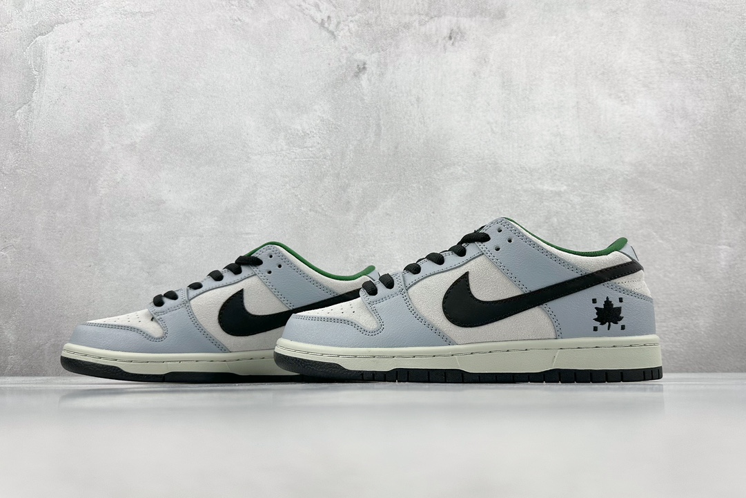 220 JH Nike  Dunk SB Low Maple Leaf Central Park 枫叶 灰蓝 低帮休闲运动板鞋  313170-021