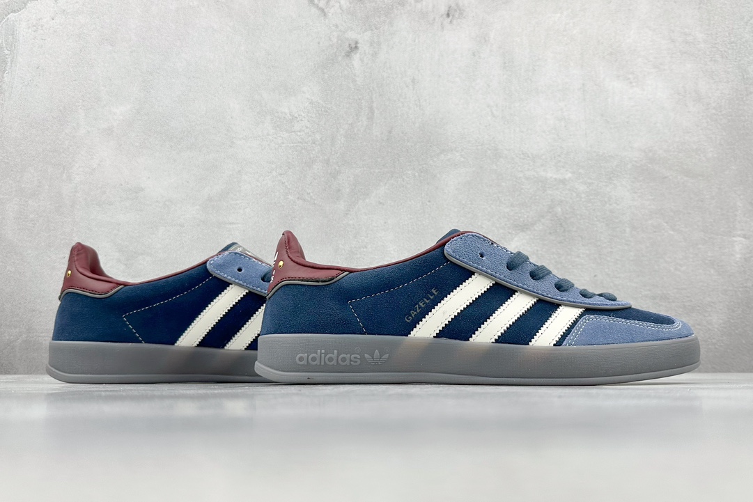 160 Adidas   Gazelle Indoor Trainers 羚羊内训系列低帮复古百搭休闲运动德训风板鞋 ID1008