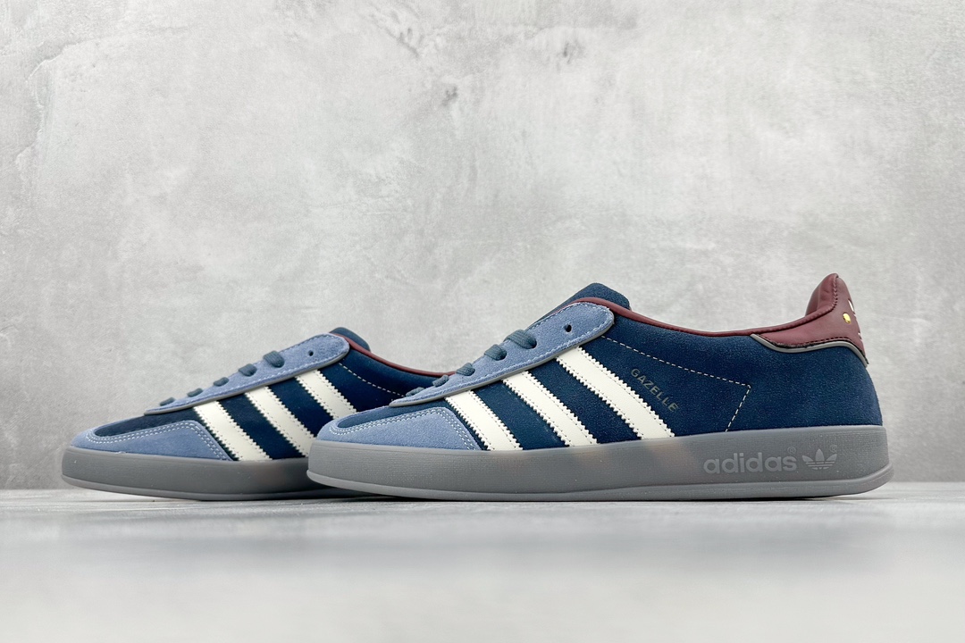 160 Adidas   Gazelle Indoor Trainers 羚羊内训系列低帮复古百搭休闲运动德训风板鞋 ID1008