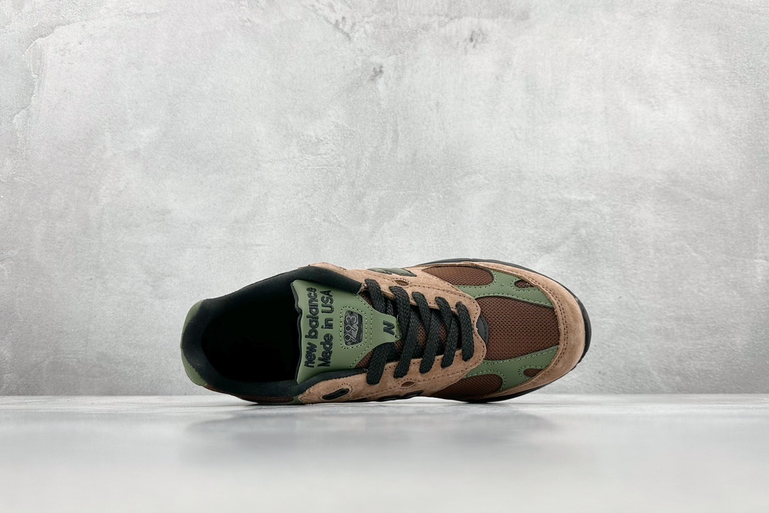 AIME LEON DORE x New Balance MR993ALD joint brown third generation presidential retro jogging shoes